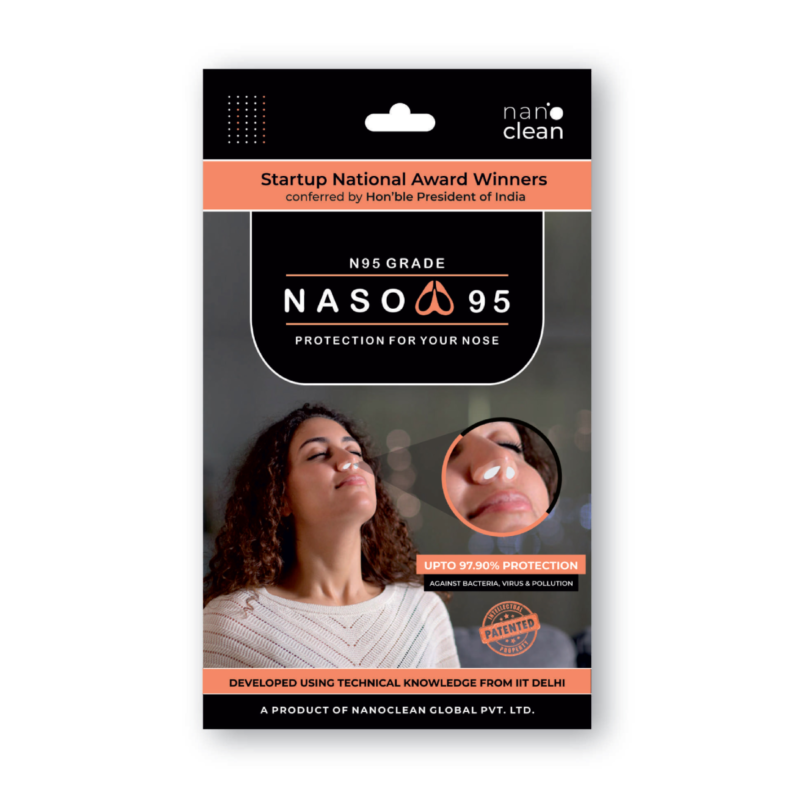 Naso95 – World's smallest wearable air purifier (Contains 24 Units)